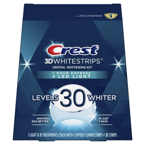Crest 1hr Express + LED Light Bande blanchissante